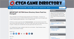 Desktop Screenshot of octgngames.com