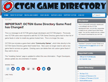 Tablet Screenshot of octgngames.com